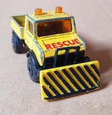 Camion spazzaneve soccorso Unimog scala 1:76 Matchbox vintage.