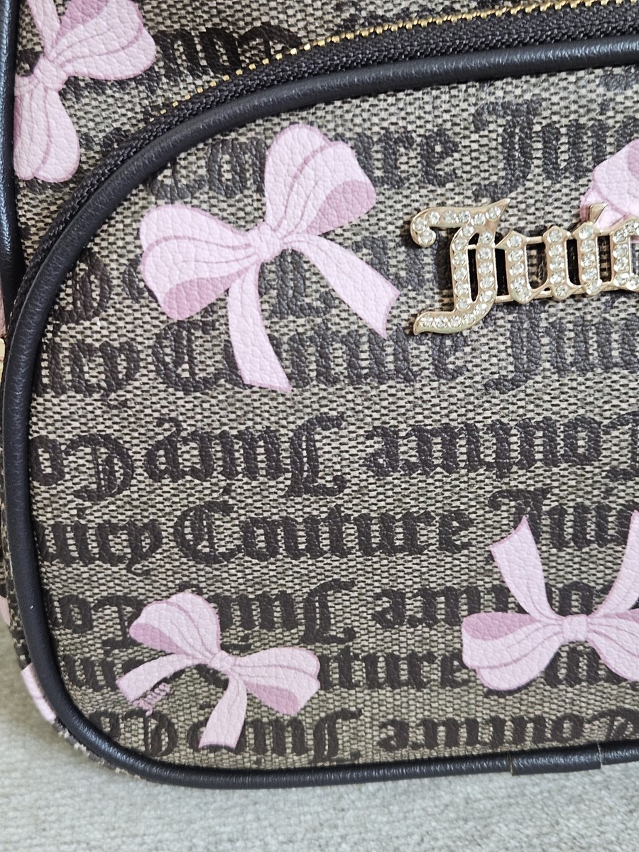 Juicy Couture Y2K Rainbow Tie Dye Mini Backpack Pastel Crown Hearts Coquette Bag Canvas Mini Backpack Pastel Delight Tie-Dye | Top Trenz main image 4