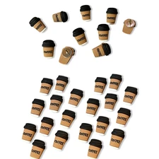 Coffee Cup Push Pins | Cute Coffee Themed Office Supplies and Wall Decor