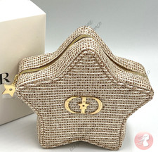 DIOR TROUSSE POUCH STAR oro 2025 vacanze nuovo con scatola AUTENTICO