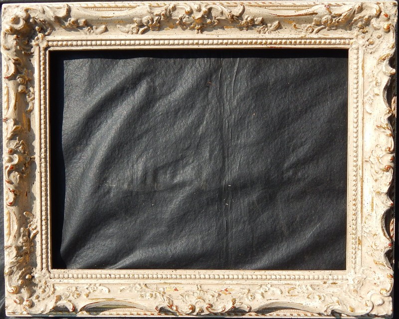 Ornate French Baroque / Rococo Style Older Hand Carved Wood Frame NO RESERVE