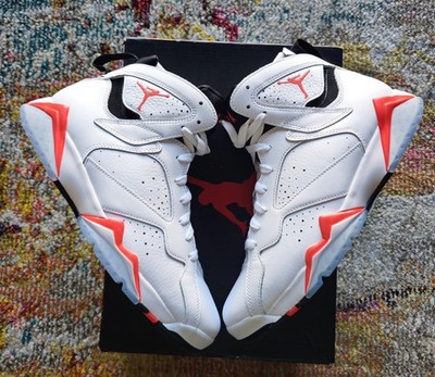 Nike Air Jordan 7 Retro Size 10'White Infrared' Kobe Hyperdunk PG Kyrie Luka