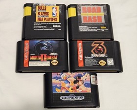 Sega Genesis Game Lot Bundle 13 Games Mortal Kombat 2 & 3, Madden, X-Men, Soccer