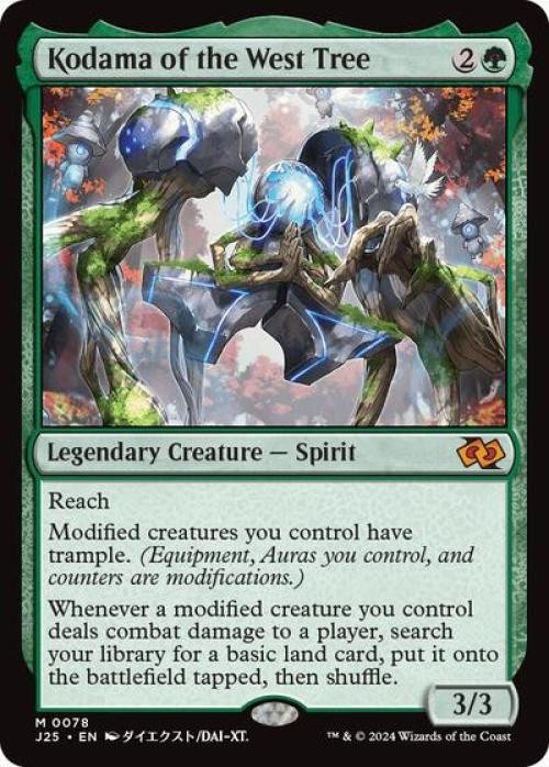 MTG English Kodama of the West Tree (Anime) NM Normal Foundations Jumpstart
