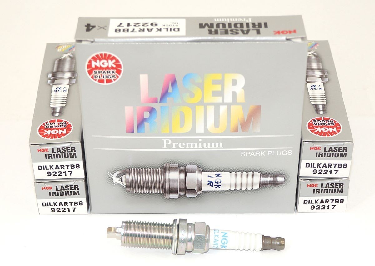 NGK Spark Plug DILKAR7B8 92217 SUBARU FORESTER  Set Of 4 