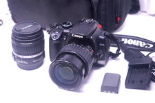 Canon EOS 400D Rebel Xti 10.1MP Digital SLR Camera with 18-55mm 35-105mm Lenses