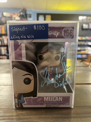 Funko Pop! Vinyl: Disney Mulan #166 SIGNED By Ming-Na Wen W/ COA