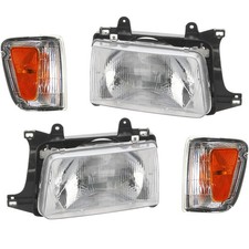 Headlight Kit For 1993-1998 Toyota T100 With Corner Light Left And Right Side Headlight Kit For 1993-1998 Toyota T100 With Corner Light Left And Right Side