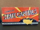 Game of State Capitals Board Game Vintage 1952 Parker Brothers Complete