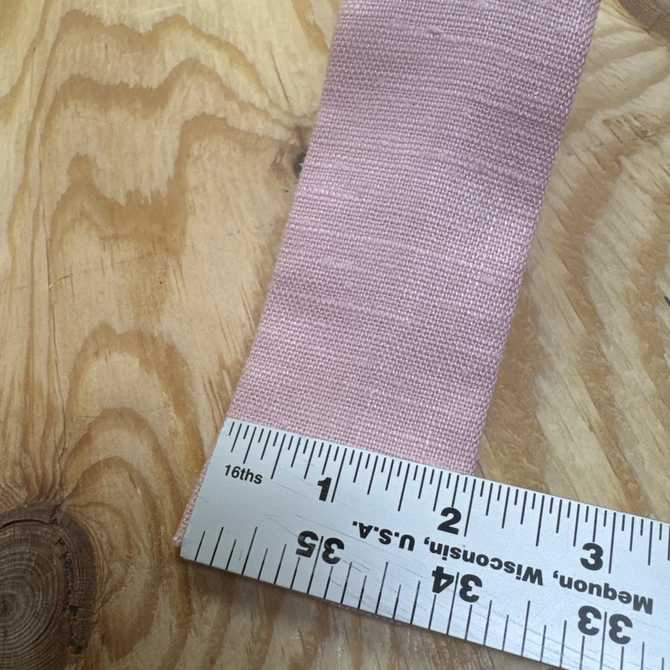 Corbata Retro Pips by Rooster Rosa Lino Irlandés Extremo Cuadrado Hecha en Inglaterra Foto 3 de 4