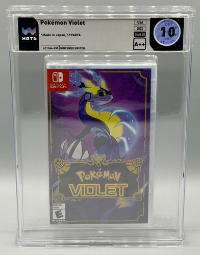 Pokemon Violet Nintendo Switch Sealed New WATA 10 A++ Graded