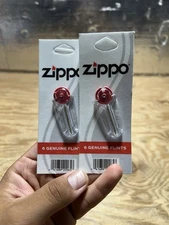 1 Zippo Flint Pack (12 Genuine Flints Per Pack) New in Sealed Pack US Seller