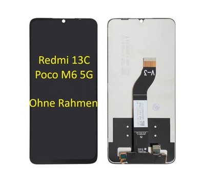 Redmi 13C und Poco M6 5G Display Ohne Rahmen Bildschirm Touchscreen