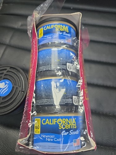 California Scents Auto Lufterfrischer Dose Newport 5er Pack - Neu - Bild 4 von 5
