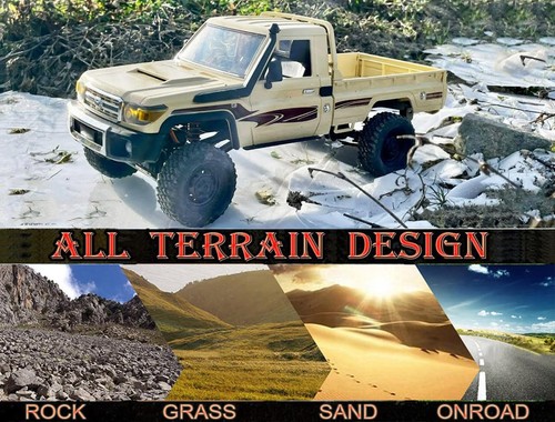 MN82 4WD RC Off-road Climbing Car 1:12 Toyota Land Cruiser 2.4G LED Lights AU - Picture 5 of 13