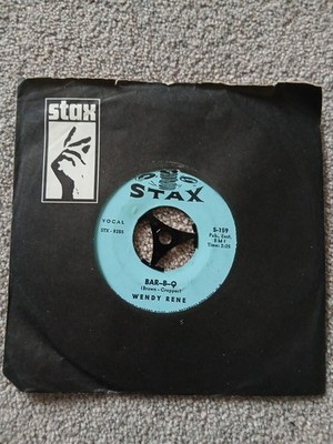 Wendy Rene  Bar-B-Q / Young & Foolish Stax US 1964 7'' Vinyl Record