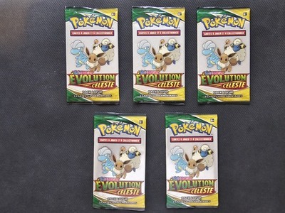 5 Drachenwandel / Evolving Skies  Pokemon Booster Packs OVP NEU SEALED 