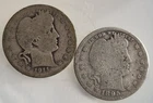 1895 & 1911 Barber Silver Quarters | Philadelphia | AG - Set of 2
