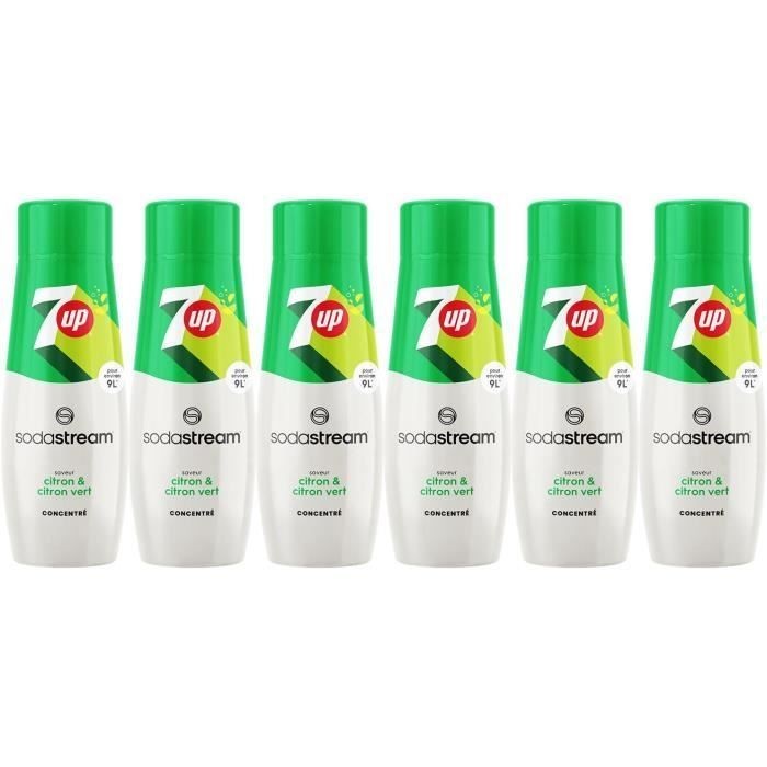 Concentrés Sodastream 7Up parfaits pour vos soirées et apéritifs en famille