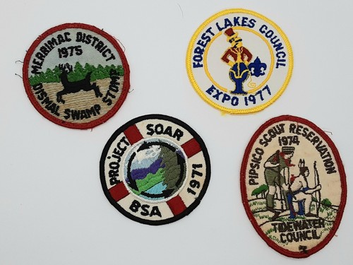 BSA 1970er Patch Lot 1971 Projekt SOAR Merrimac Forest Lake Pipsico - Bild 2 von 5
