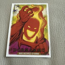 2024 Skybox Marvel Masterpieces '92 Platinum Dormammu Leather #27