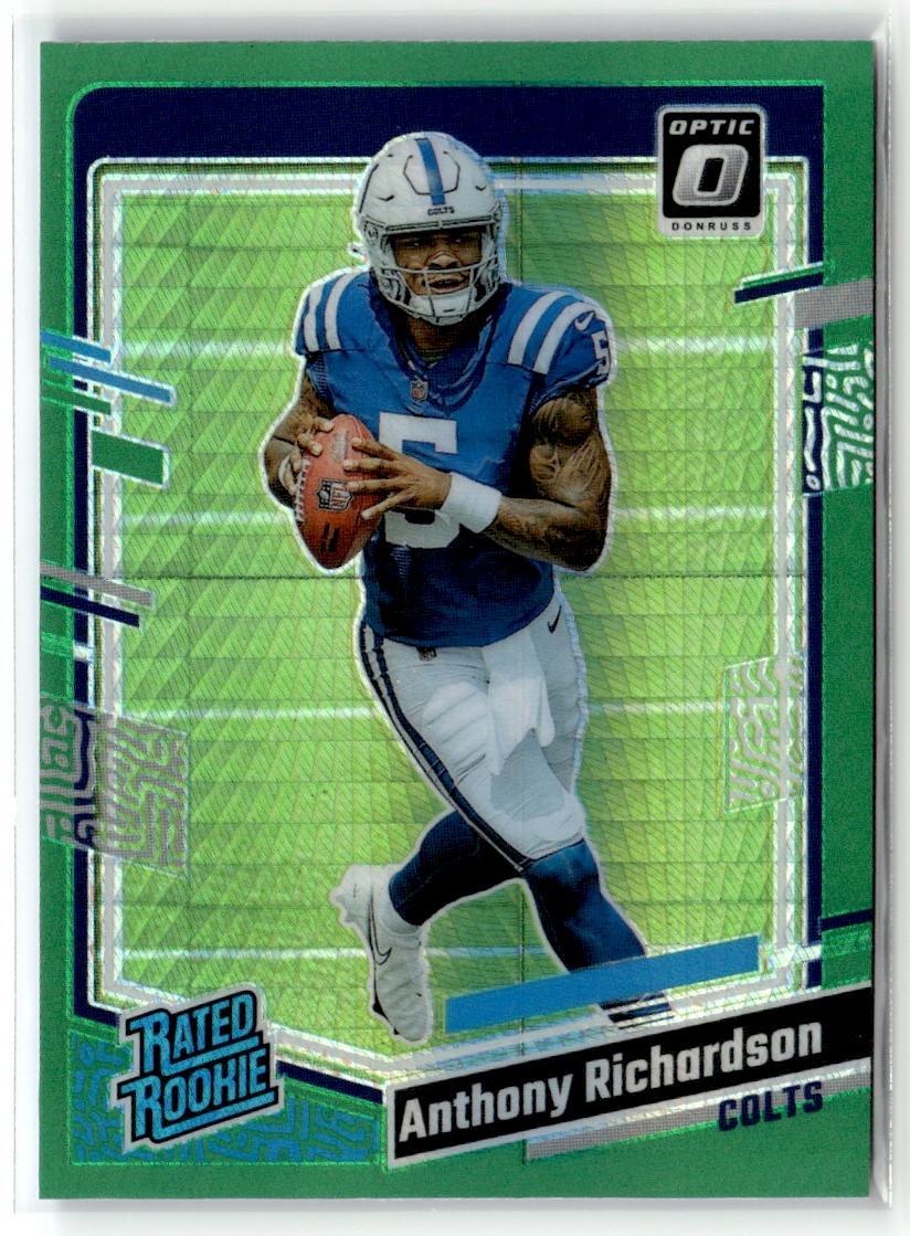 Anthony Richardson 2023 Panini Donruss Optic Green Hyper #247