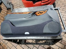 Mercedes CL C215 T&uuml;rverkleidung Links Fahrerseite Leder Schwarz Wuzelnuss BOSE