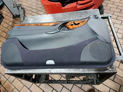 Mercedes CL C215 Türverkleidung Links Fahrerseite Leder Schwarz Wuzelnuss BOSE - Bild 1 von 4