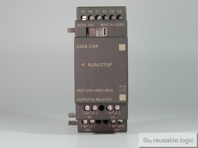 SIEMENS LOGO! DM8 24R, 6ED1 055-1HB00-0BA0, 6ED1055-1HB00-0BA0, Geprüft