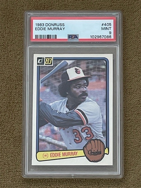1983 Donruss Eddie Murray #405 Baltimore Orioles PSA 9