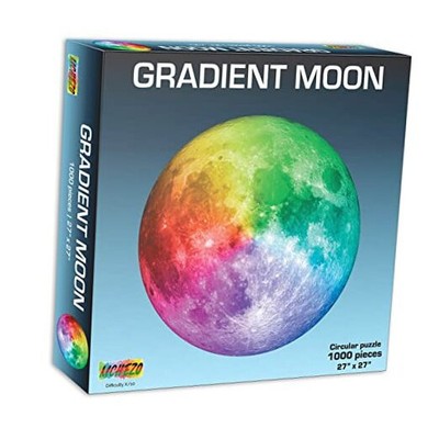 Round Moon Jigsaw Puzzle: Gradient Moon, 1000-Piece 