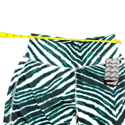 ZUBAZ SCHWARZ & JADE ZEBRA-STREIFEN LEGGINGS - GRÖSSE MED - NEU MIT ETIKETT - Bild 13 von 14