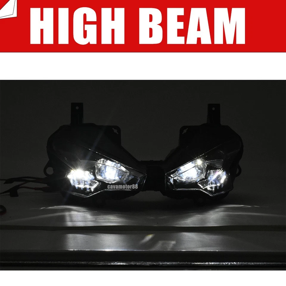 For Kawasaki Ninja 500 /SE 2024 2025 LED Headlight DRL and Taillight Plug&Play - Image 3 of 4