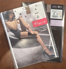 2 Pair-Vintage Fiore Tights See description for details. FREE SILKY SHEERS!