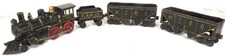 antique cast iron train Dent hopper car set
