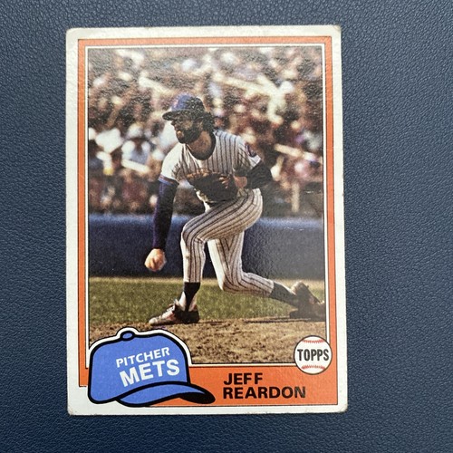 1981 Topps Jeff Reardon Rookie New York Mets #456 - 第 1/2 張圖片