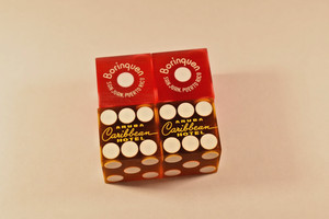 ARUBA CARIBBEAN & BORIQUEN CASINO DICE ARUBA/PUERTO RICO 2 PAIRS FREE SHIPPING