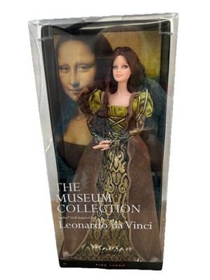 BARBIE MONA LISA DA VINCI MUSEUM COLLECTION PUPPE NRFB SELTEN