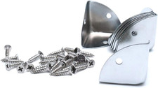 Corner Edge Safety Bumpers 1.3" Side Length Metal Edge Guard Solid Corner Prote
