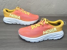 Hoka One One Rincon 3 Camellia Radiant Yellow Orange Women's Size 6.5B