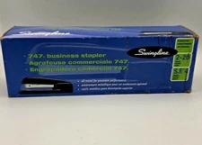 Swingline 747 Classic Black Metal Business Stapler #74741 Heavy Duty NIB