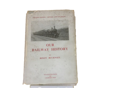 Vintage Eisenbahn Zugbuch Unsere Eisenbahngeschichte zweite Auflage wiederverwendet & vergrößert
