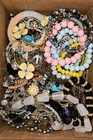 Costume Jewelry Lot RESELLER BOX-ALL WEARABLE 7+lbs. Vtg-Mod BOHO FESTIVAL  #142