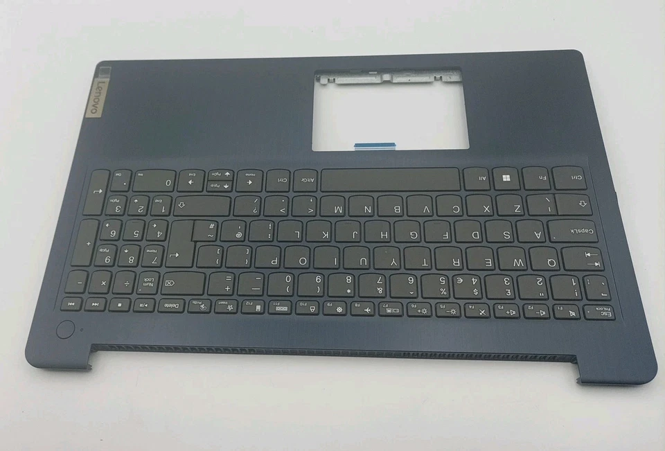 Lenovo IdeaPad 3i 3 15IAU7 82RK Palmrest Top Cover UK Keyboard Blue 5CB1H78232 - Image 3 of 4