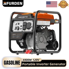 Efurden 4400W Inverter Gas Generator Portable Gas Powered Generator Home Outdoor