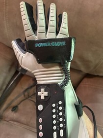 Nintendo Power Glove for NES Gray/Black Wired Programmable Controller Keypad