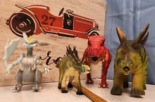 VNTG Carnegie Safari Ltd Miragaia Dinosaur Figures 2010 Pokemon Tomy ToysRus LOT