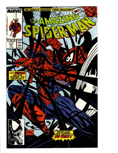 AMAZING SPIDER-MAN #317 - JULY 1989 - NM 9.4- HIGH GRADE - MARVEL COMICS CLASSIC