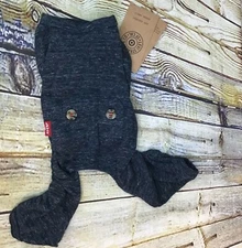 Levi's Strauss Limited Edition Gray Cotton Small Dog Cat Pajamas PJs Size XS