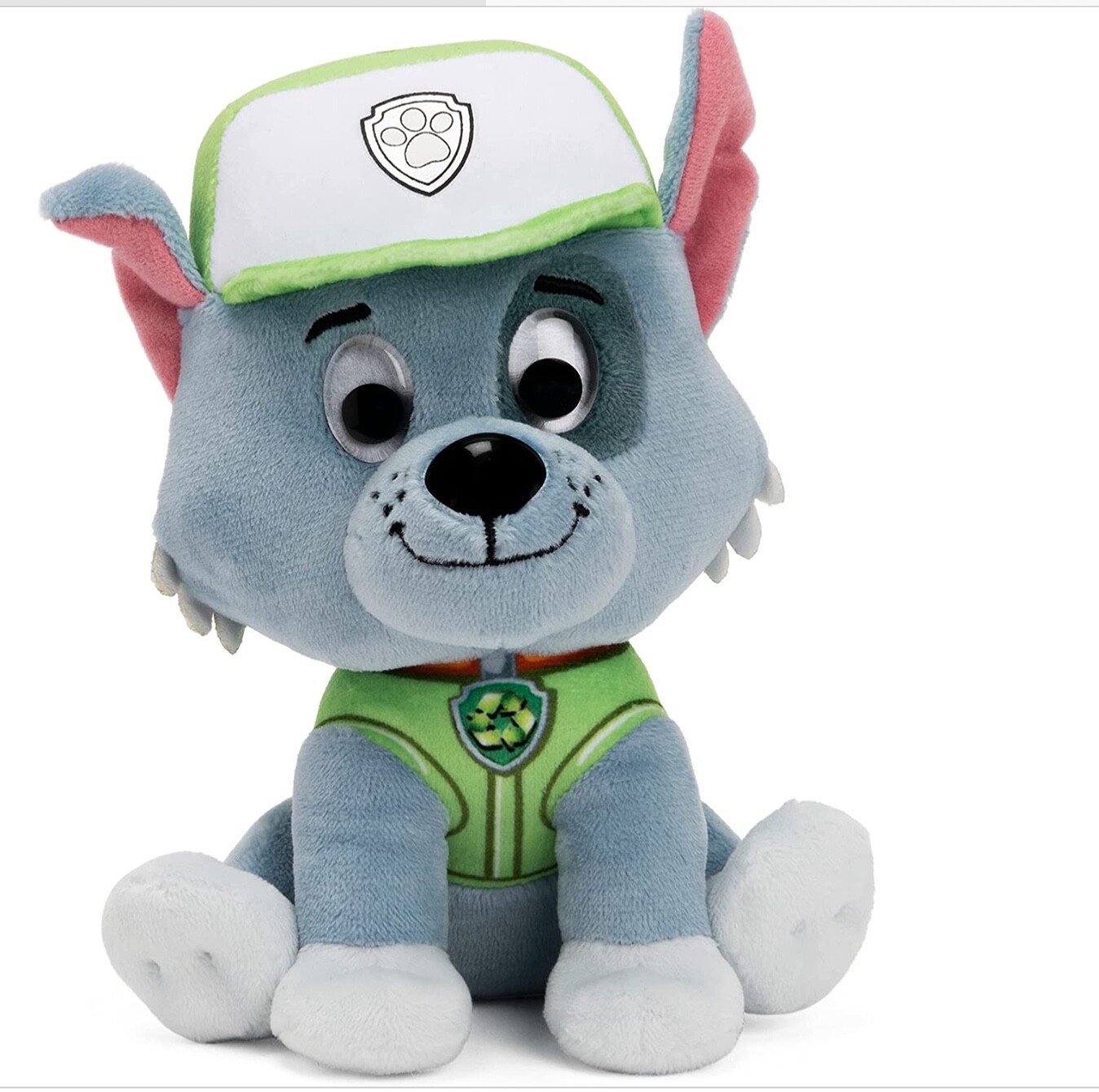 PAW PATROL - 6"" Rocky Soft Plush Doll - Cuddly Action Figure Doll